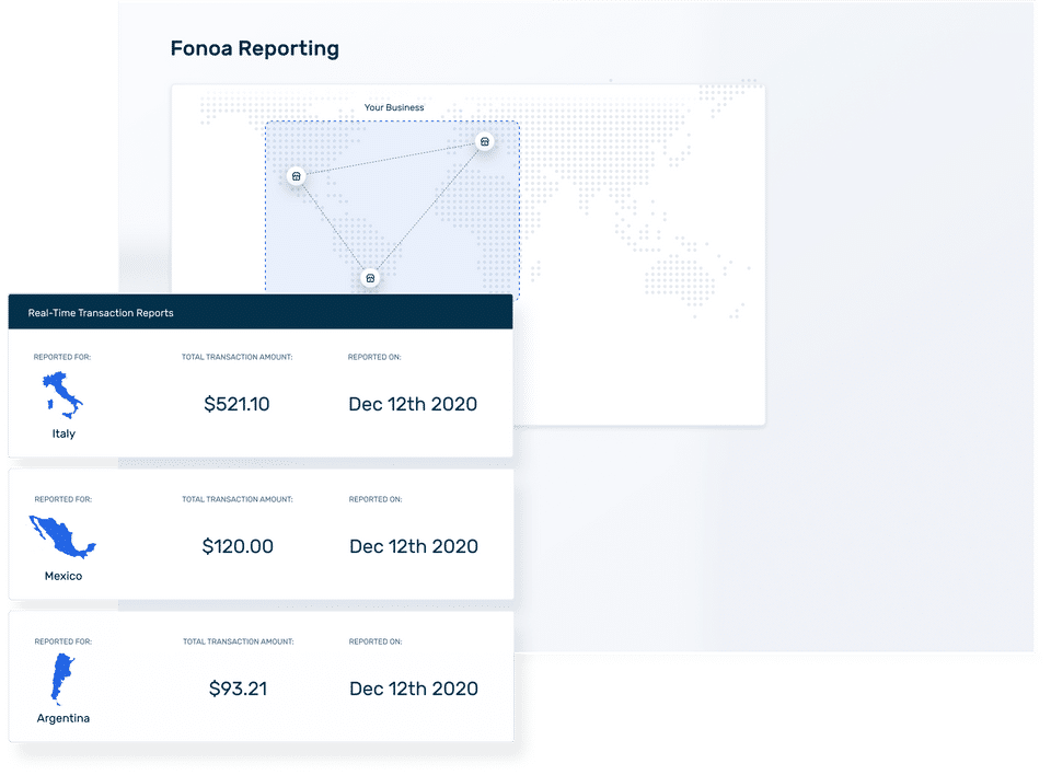 Fonoa Reporting Screenshot 1