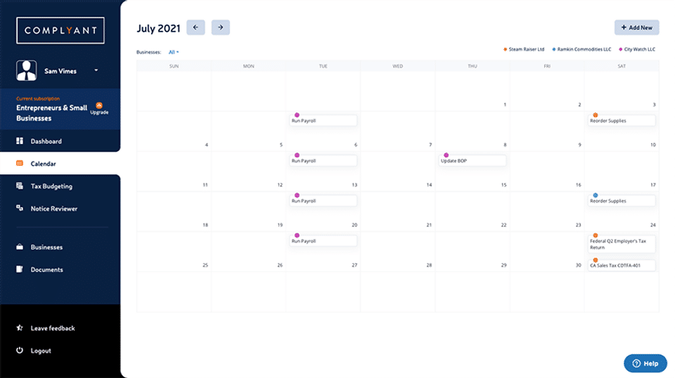 ComplYant Screenshot 2