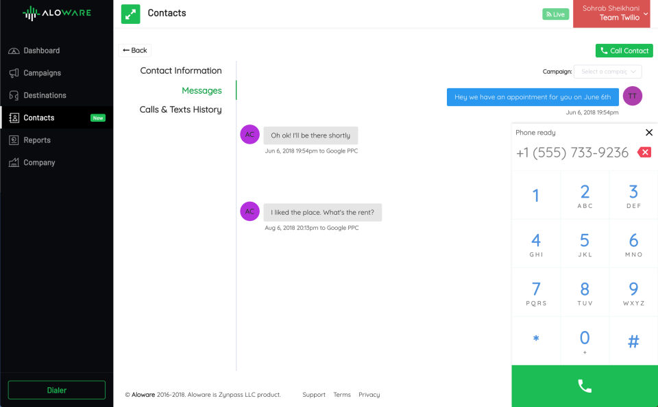 Aloware Screenshot 4