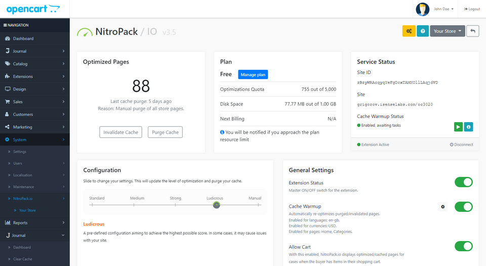NitroPack Screenshot 1