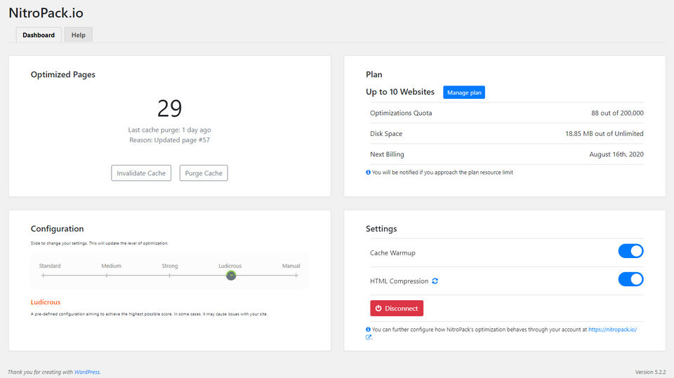 NitroPack Screenshot 2