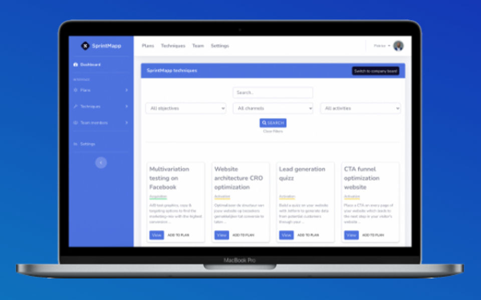 SprintMapp Screenshot 1