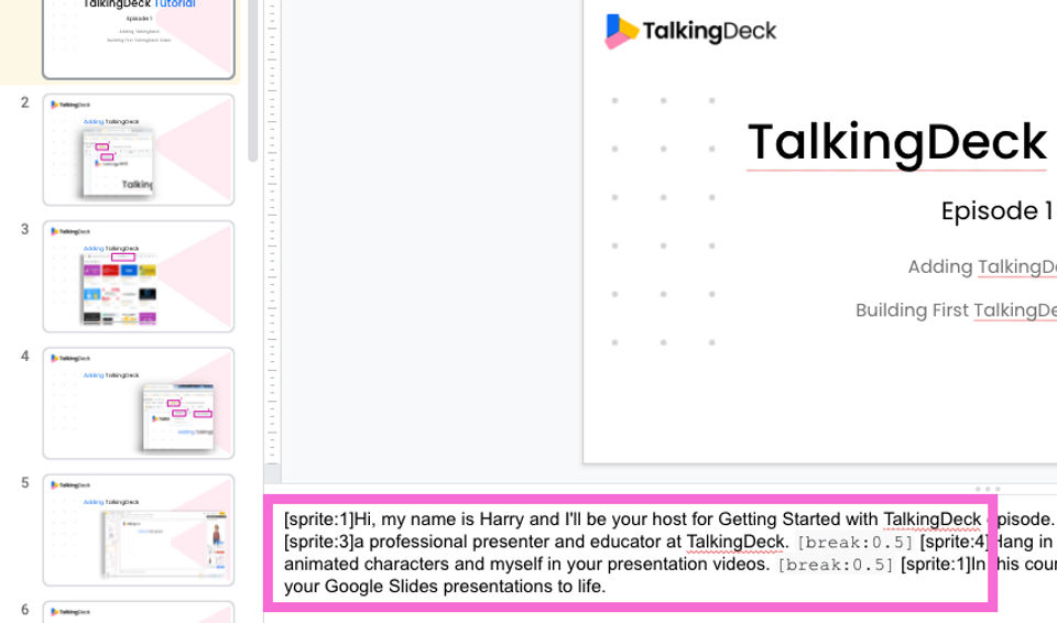 TalkingDeck Screenshot 2