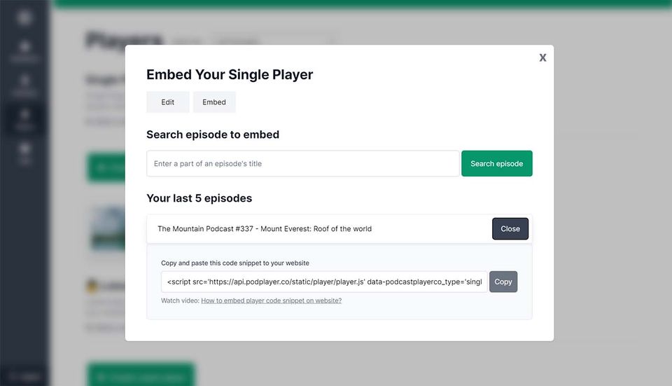 Podplayer Screenshot 3