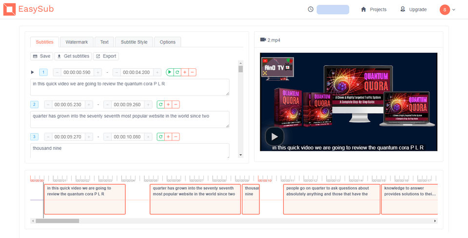 AutoSub Screenshot 1