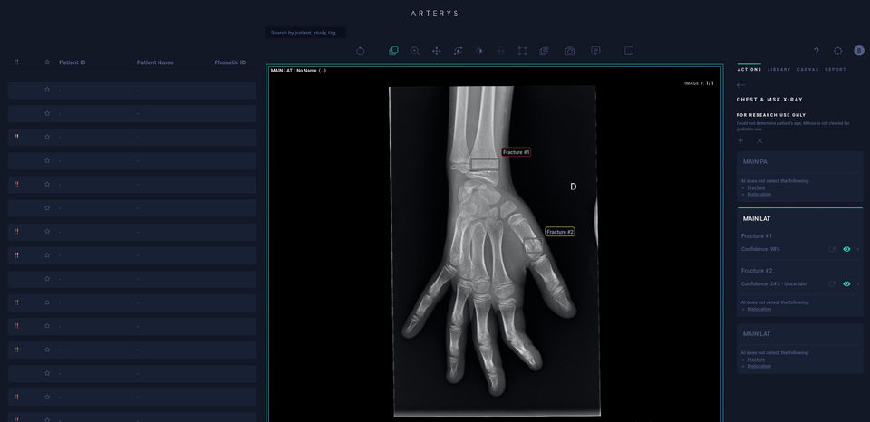 Arterys Screenshot 2