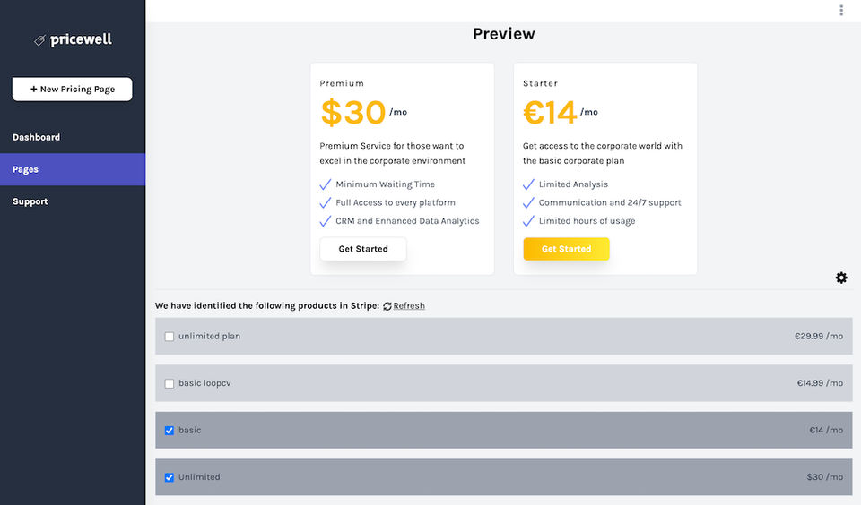 Pricewell Screenshot 1