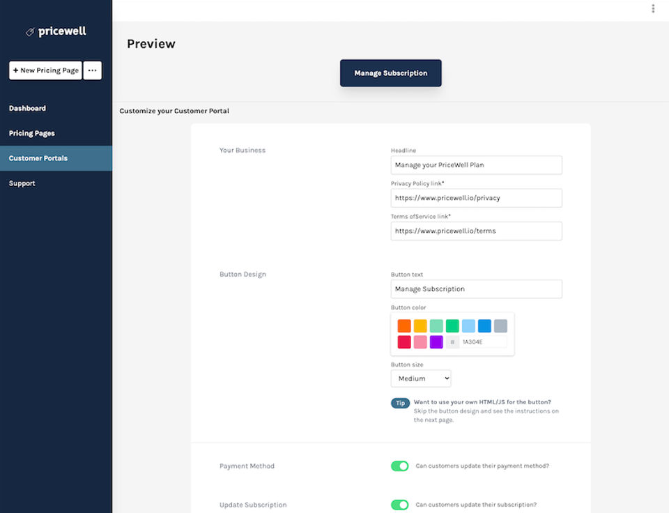 Pricewell Screenshot 2