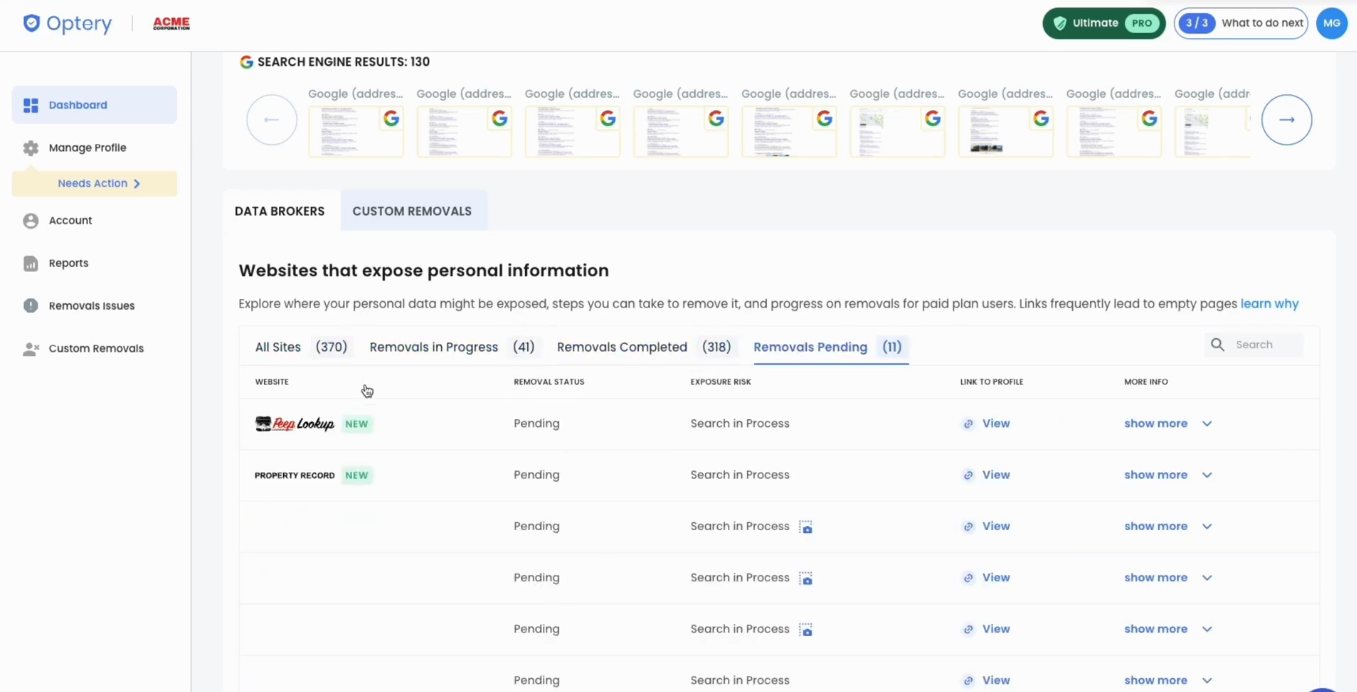 Optery Screenshot 7