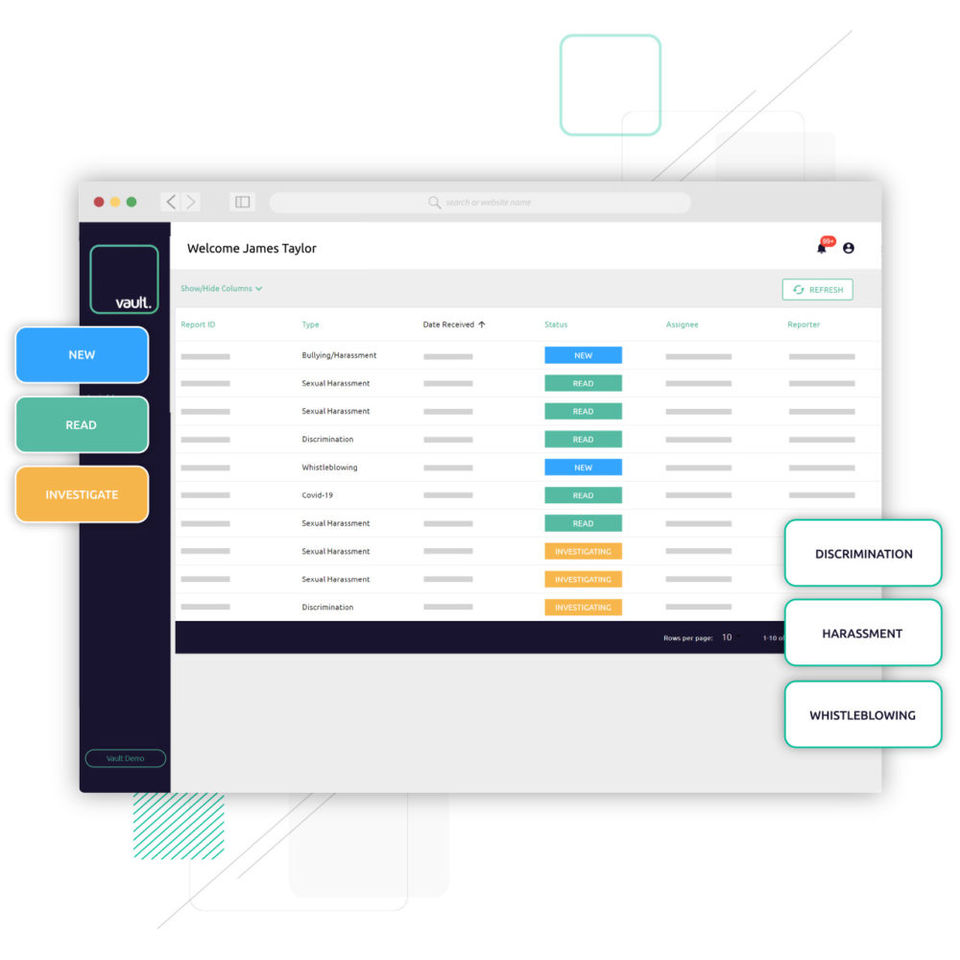 Vault Platform Screenshot 1