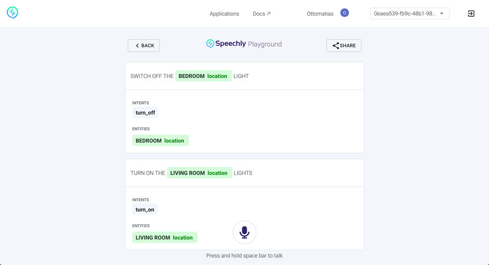 Speechly Screenshot 1