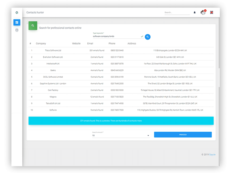 Saycle Screenshot 1