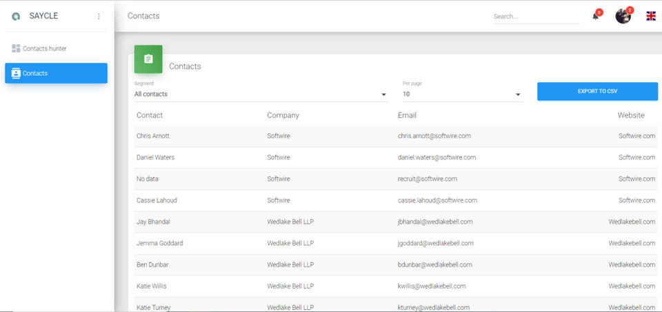 Saycle Screenshot 2