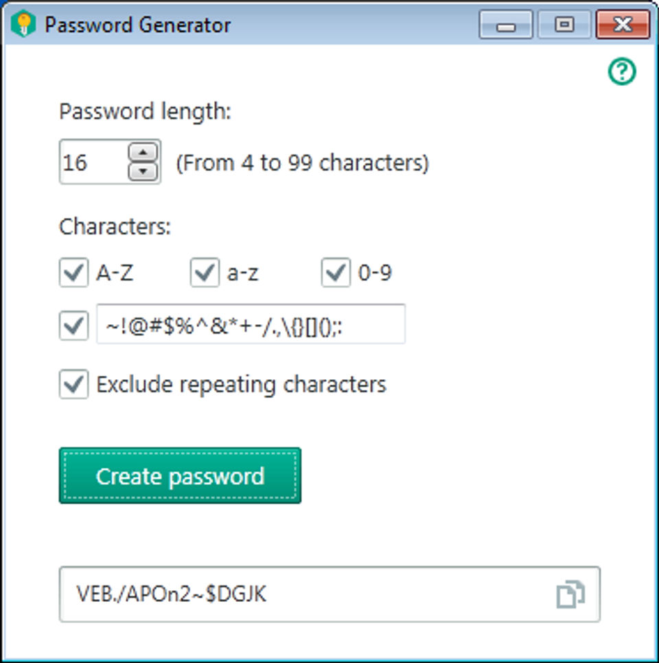 Kaspersky Password Manager Screenshot 3