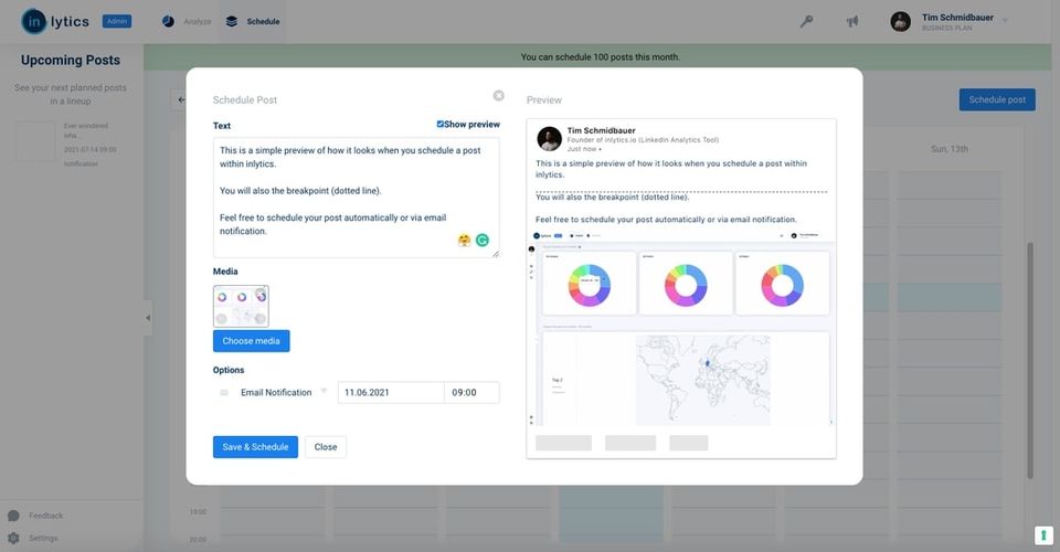 inlytics Screenshot 2