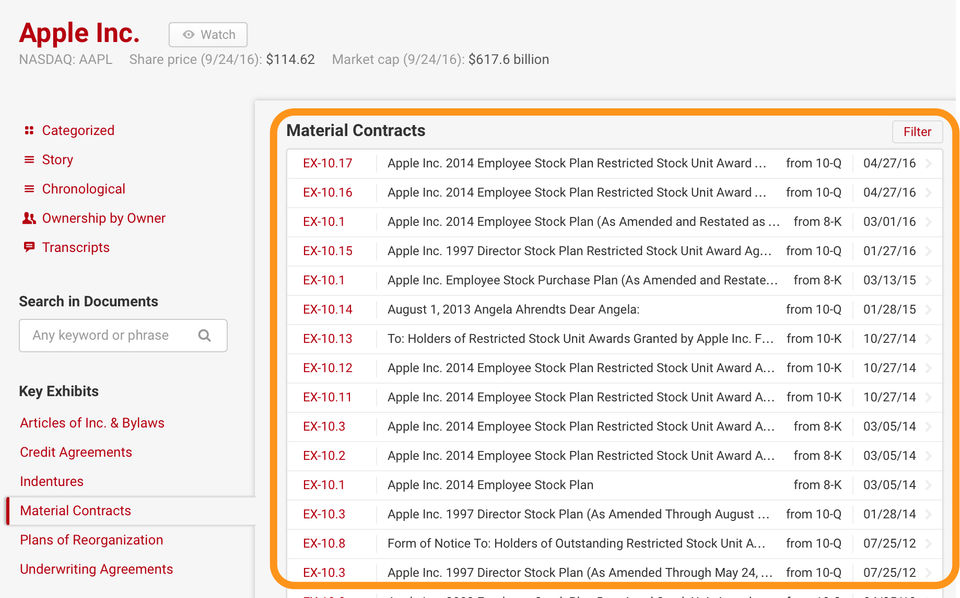BamSEC Screenshot 3