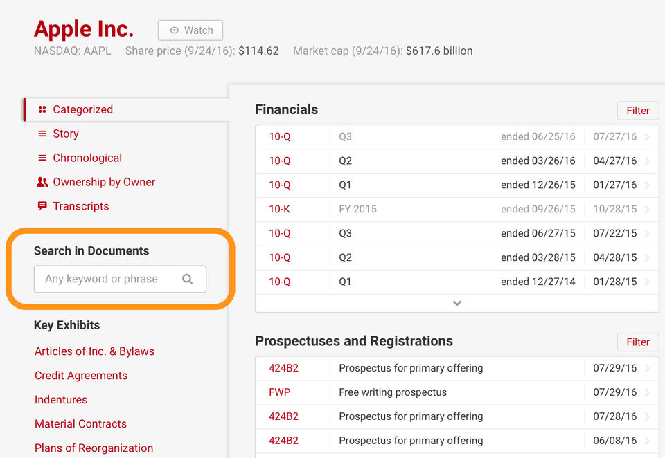 BamSEC Screenshot 4