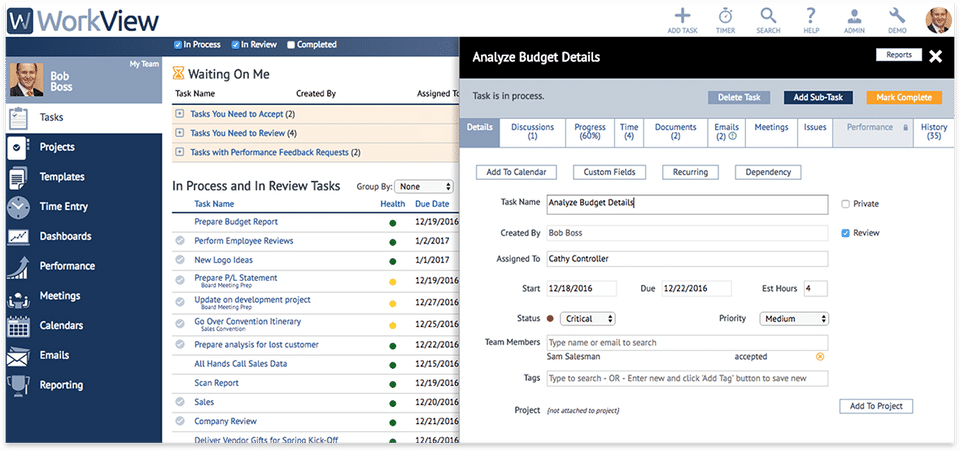 Workview Screenshot 1