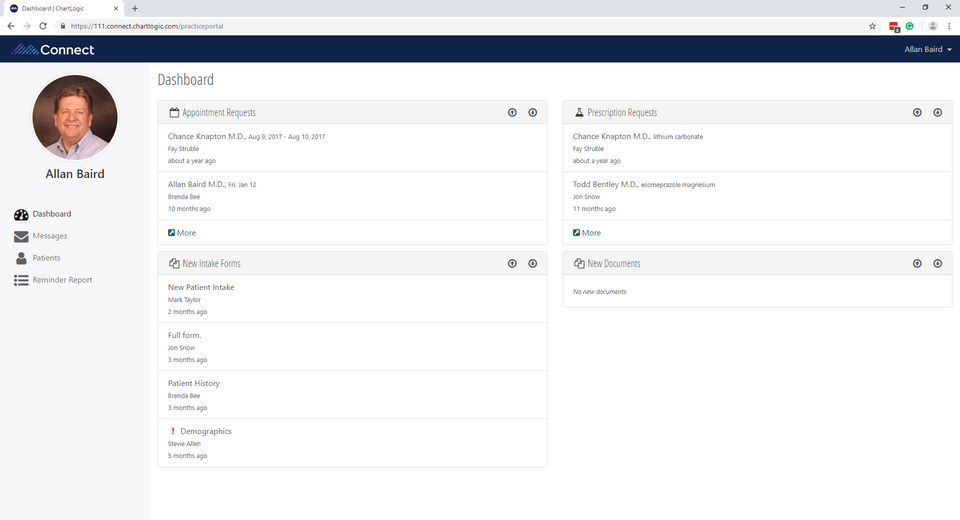 ChartLogic Patient Portal Screenshot 2