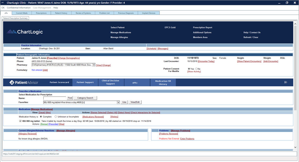 ChartLogic Patient Portal Screenshot 3