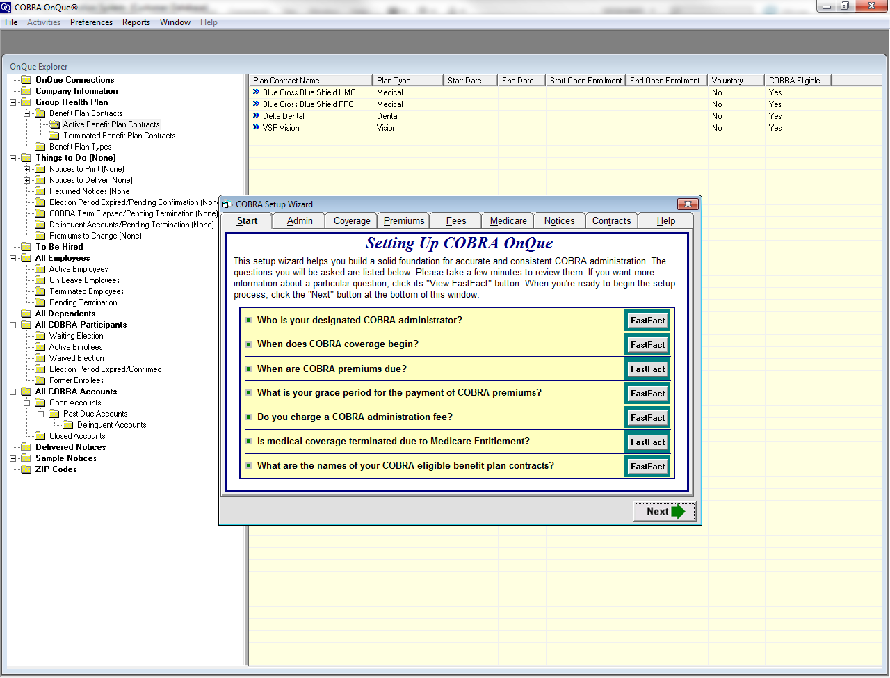 COBRA OnQue Screenshot 2