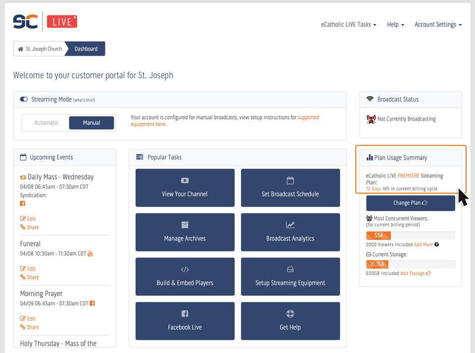 eCatholic Screenshot 1
