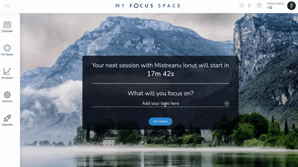 MyFocusSpace Screenshot 1