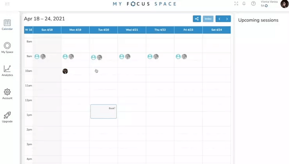 MyFocusSpace Screenshot 2
