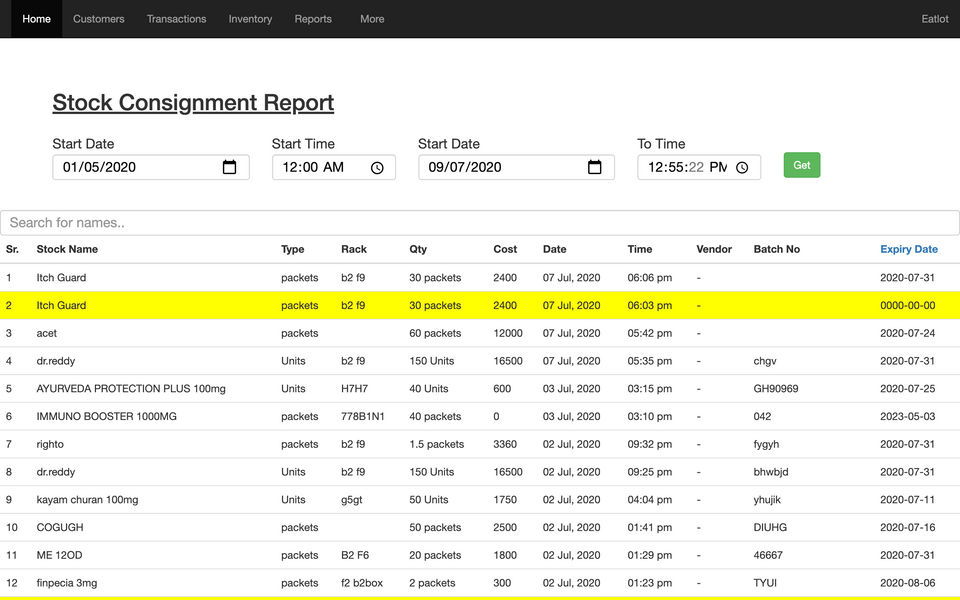 Eatlot Screenshot 1