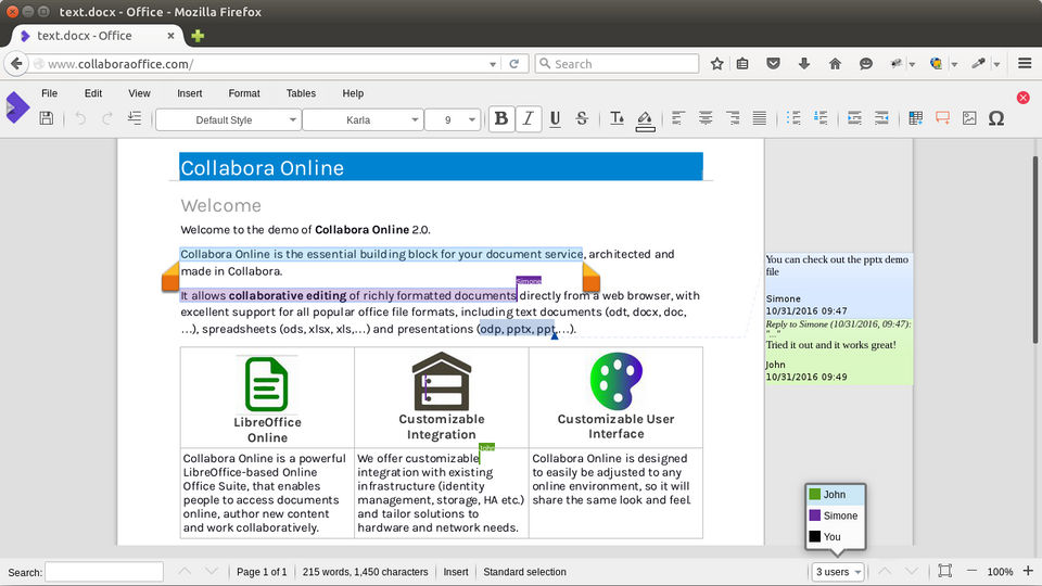 Collabora Online Screenshot 3