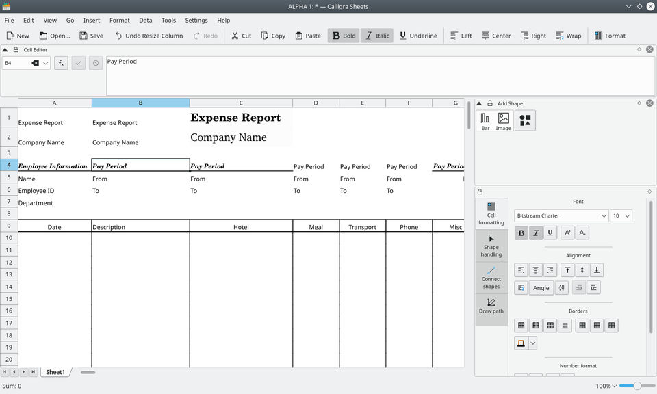 Calligra Suite Screenshot 2