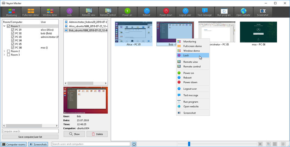 Veyon Screenshot 2