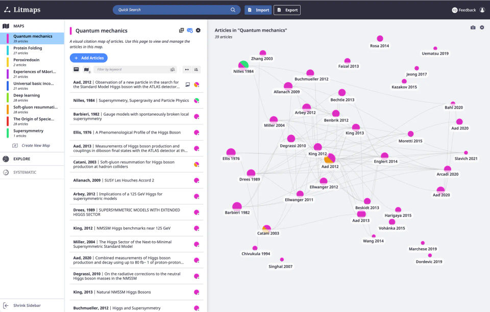 Litmaps Screenshot 1