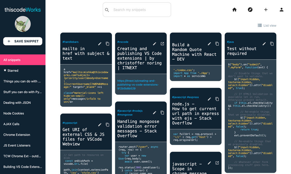 thiscodeWorks Screenshot 1