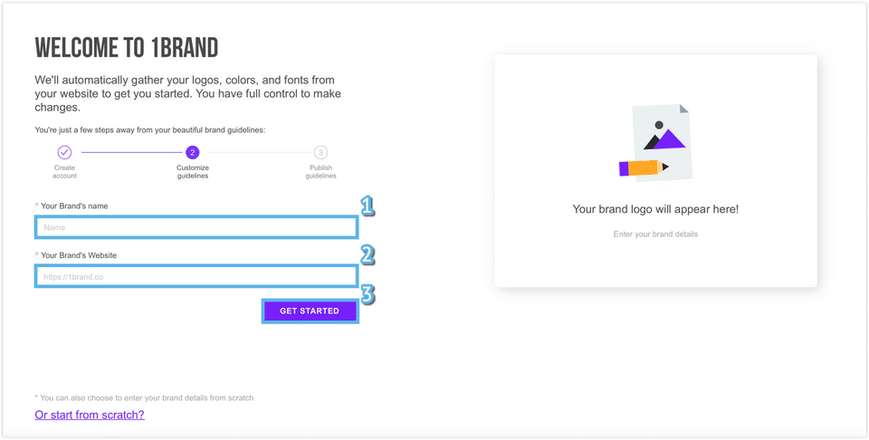 1Brand Screenshot 1