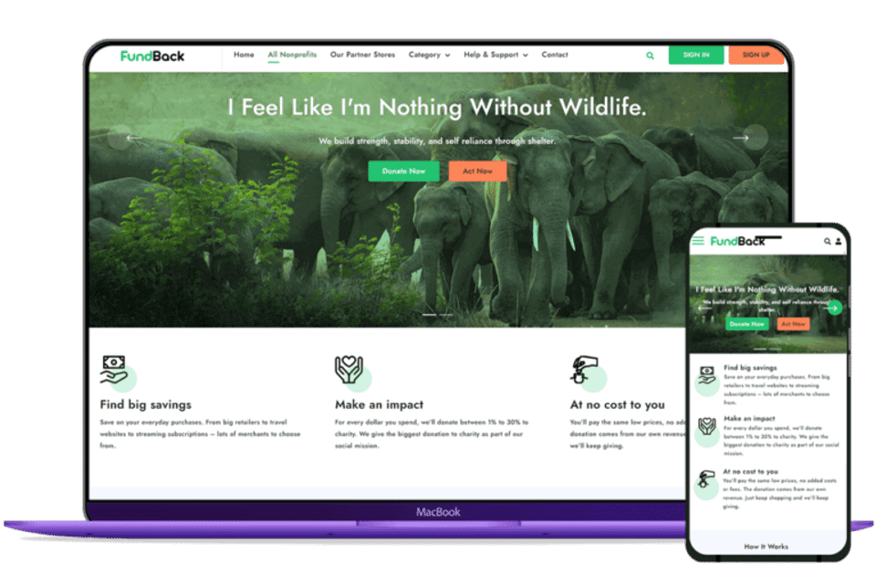 FundBack Screenshot 1