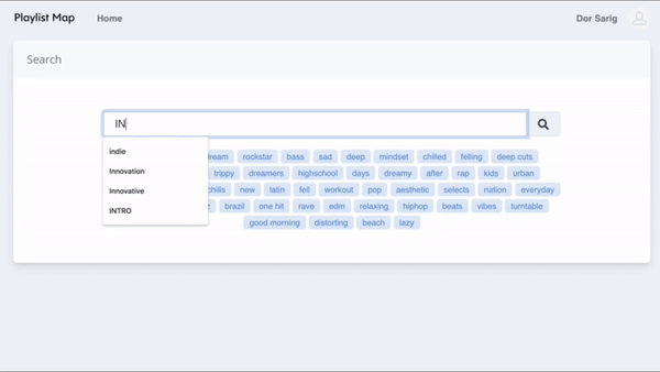 PlaylistMap Screenshot 1