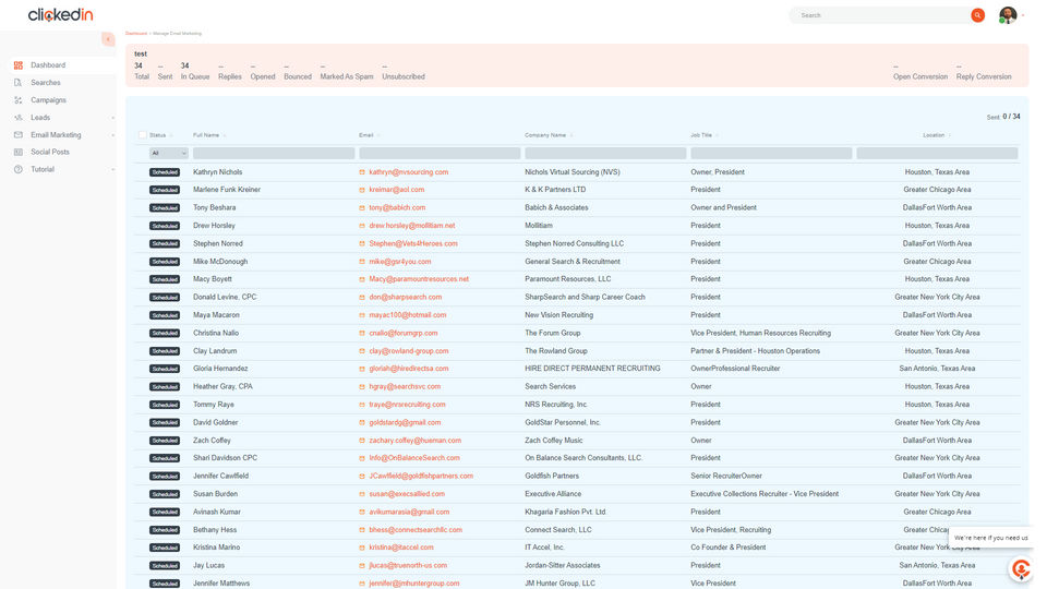 Clickedin Screenshot 4