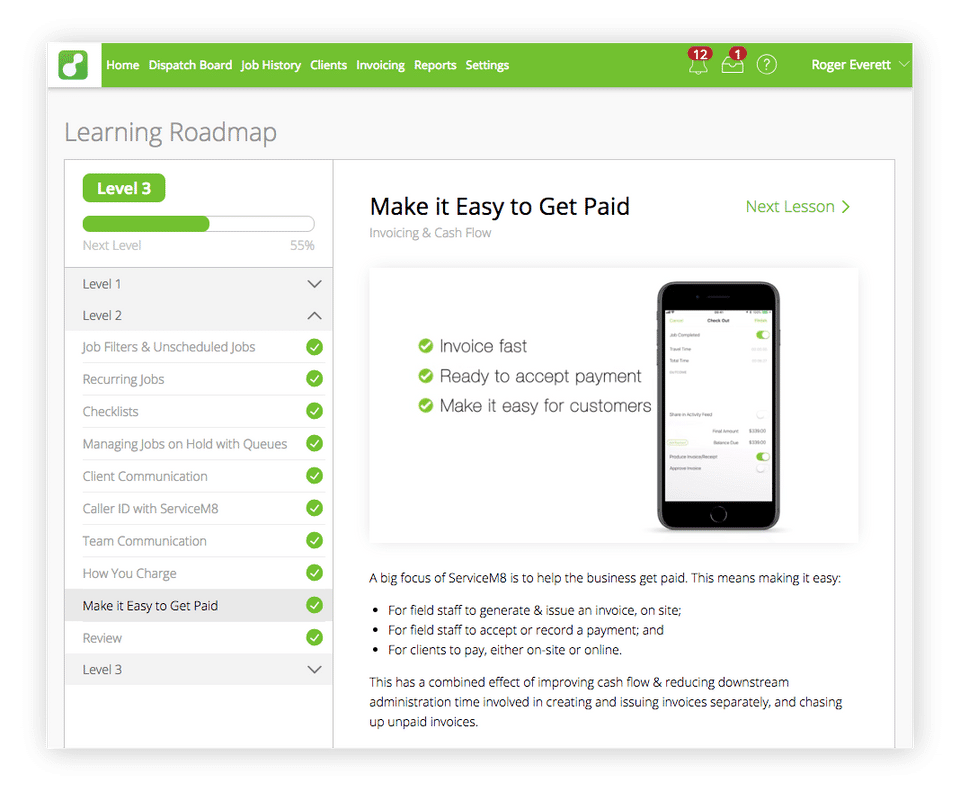 ServiceM8 Screenshot 1