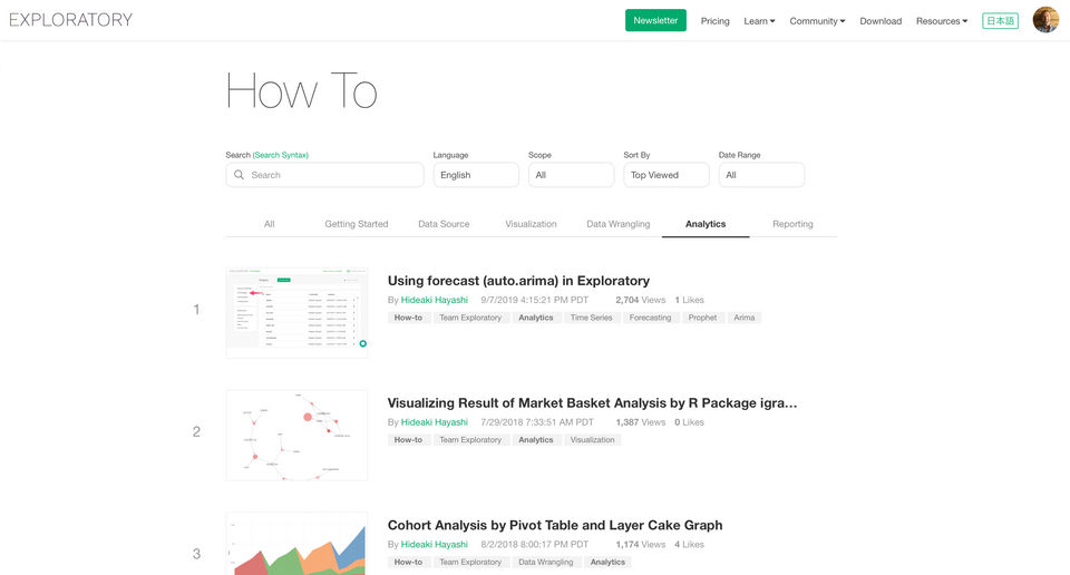 Exploratory Screenshot 3