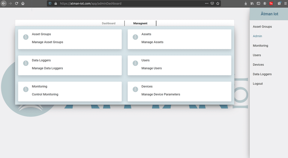 Atman IoT Screenshot 1