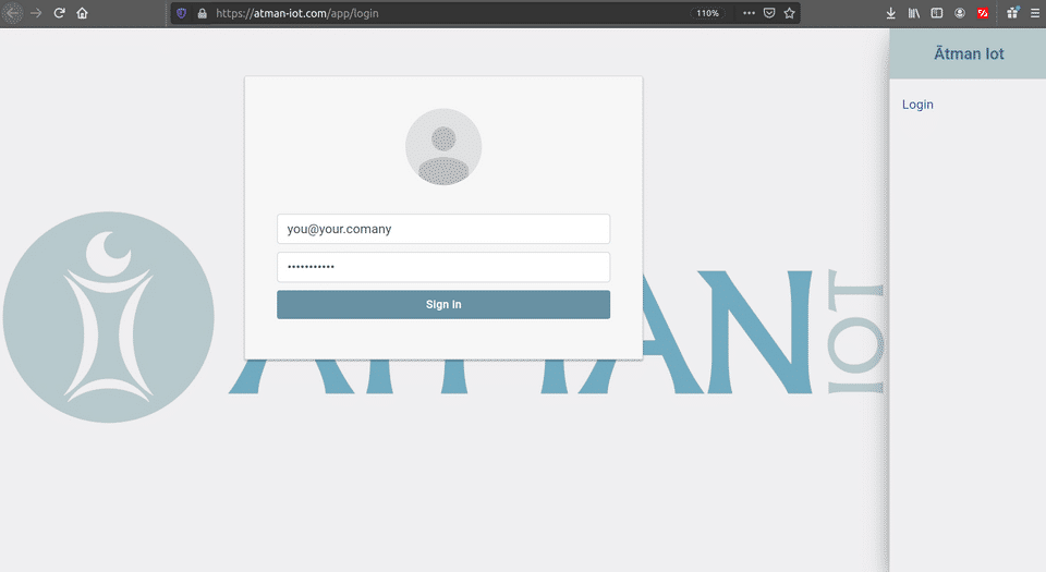 Atman IoT Screenshot 2
