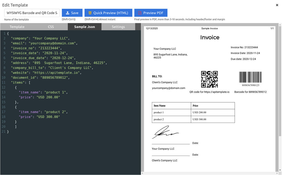 APITemplate.io Screenshot 8