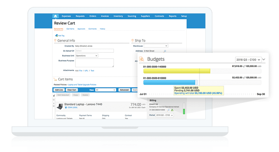 Coupa Procurement Screenshot 4