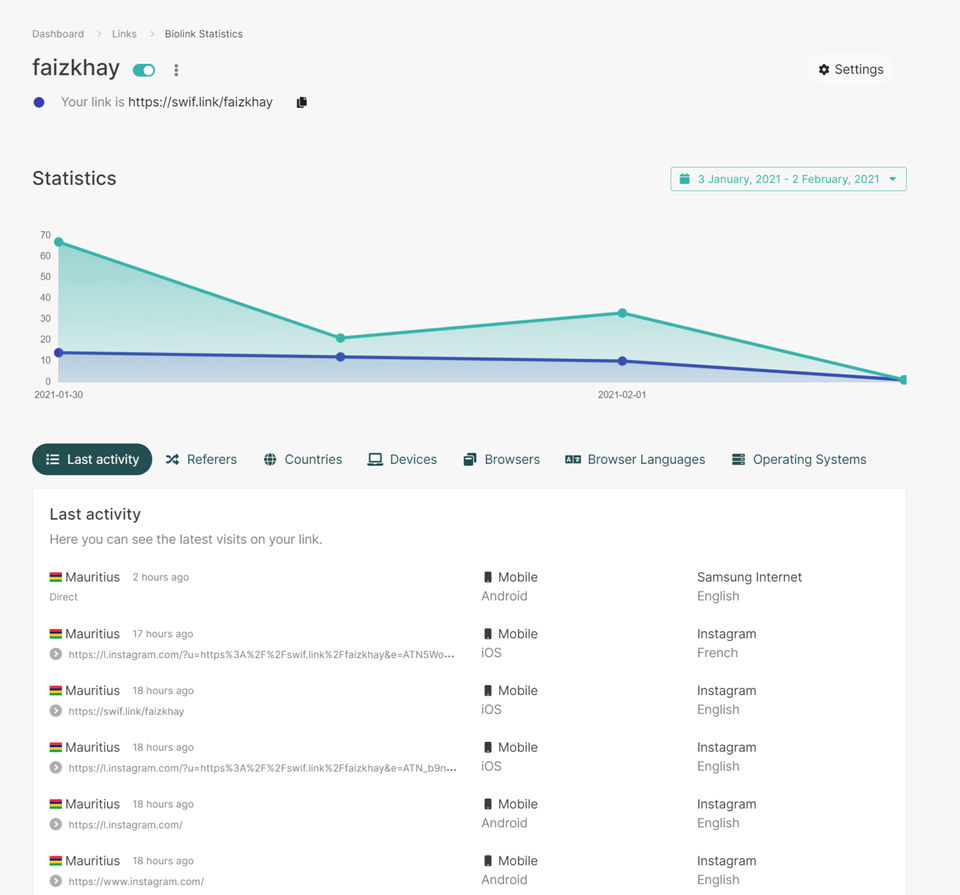 SwifLink Screenshot 2