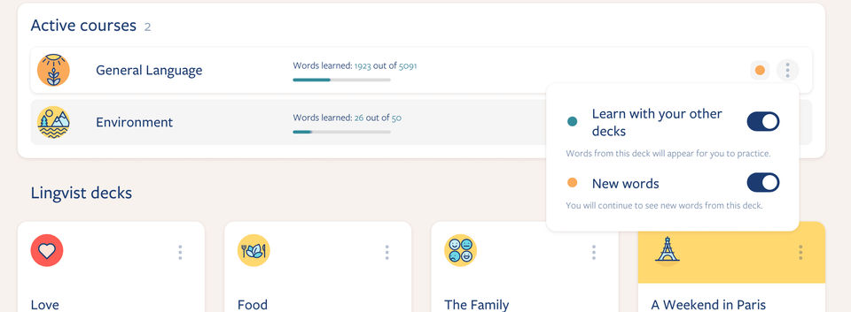 Lingvist Screenshot 2