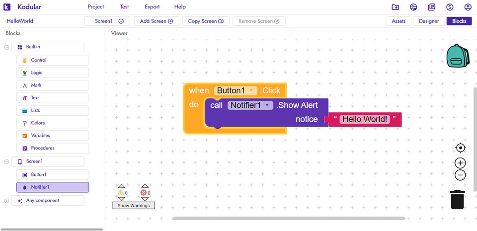 Kodular Screenshot 1