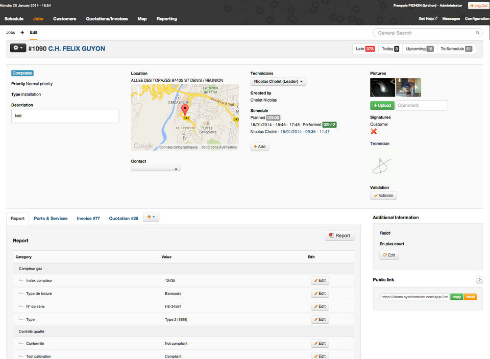 Synchroteam Screenshot 3