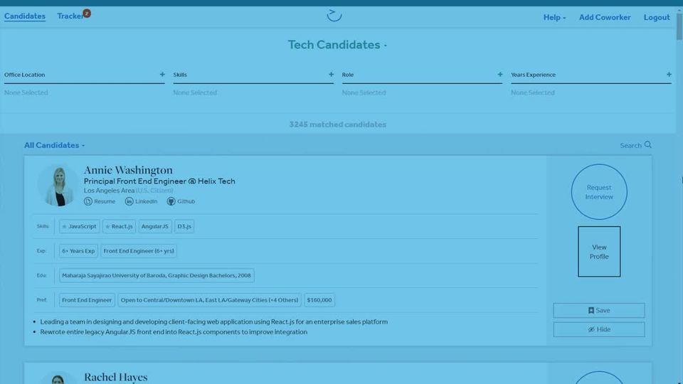 Vettery Screenshot 1