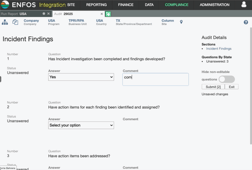 ENFOS Screenshot 1